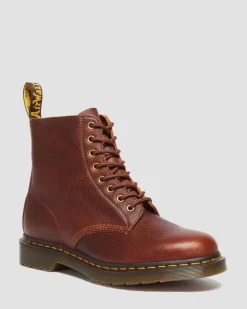 1460 Ambassador Leather Lace Up Boots in Cashew