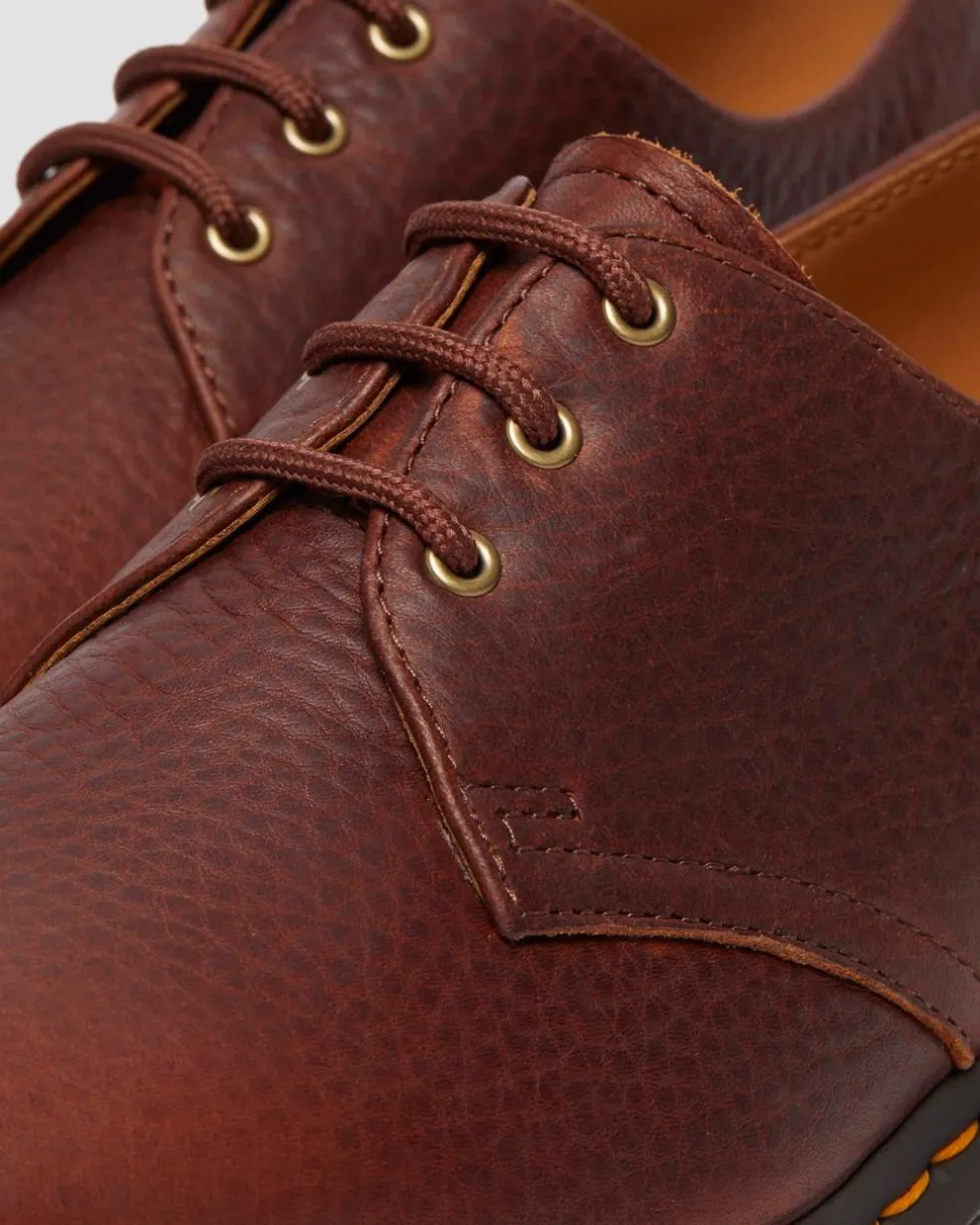 1461 Ambassador Leather Oxford Shoes in Cashew