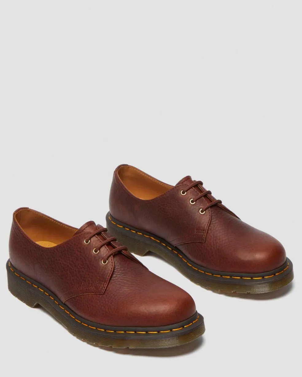 1461 Ambassador Leather Oxford Shoes in Cashew