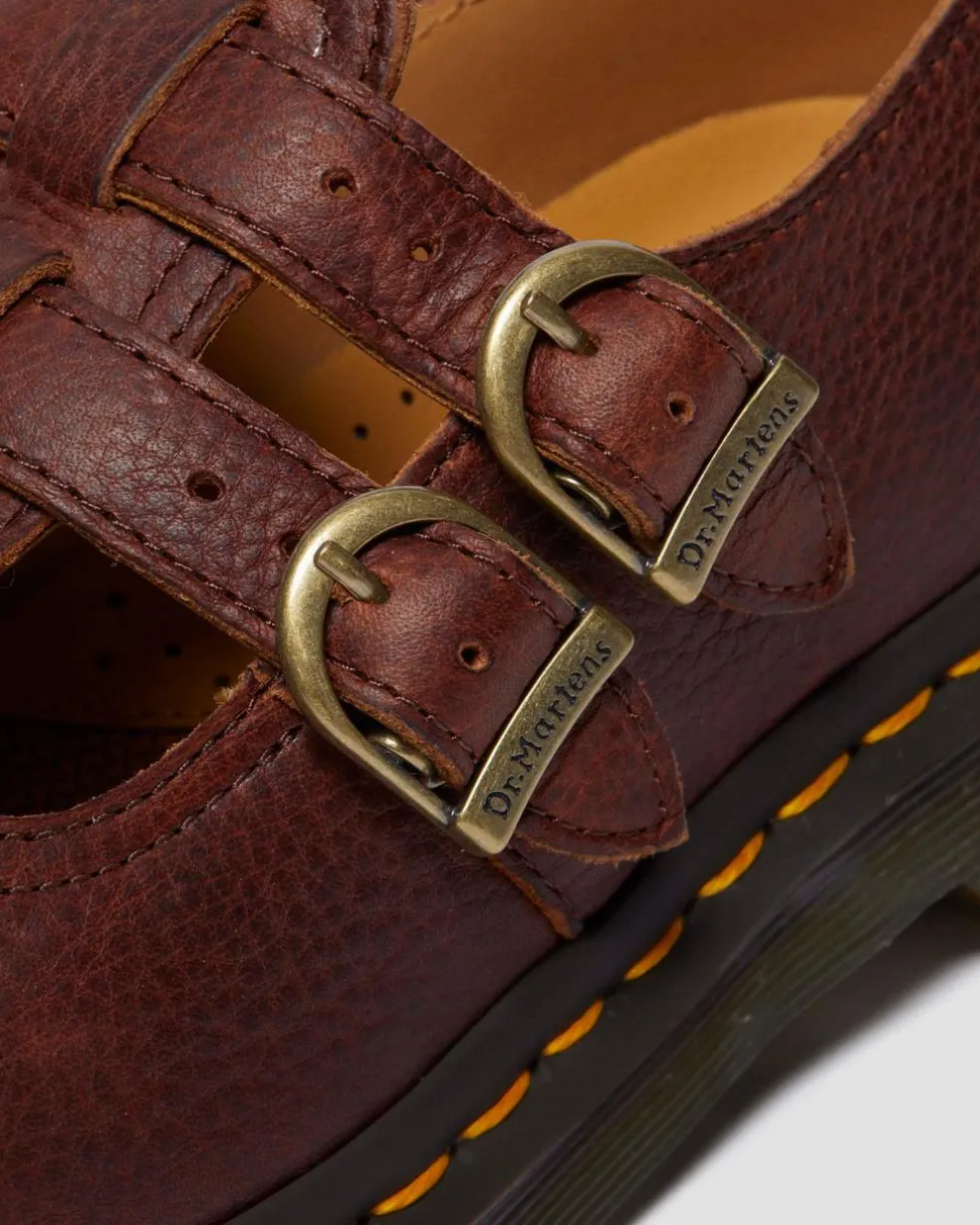 8065 Ambassador Mary Jane Shoes in Cashew