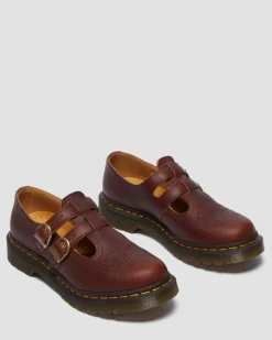 8065 Ambassador Mary Jane Shoes in Cashew