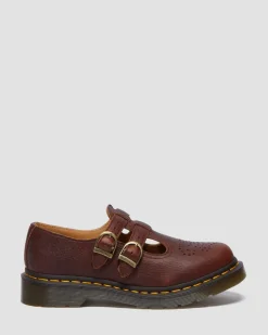 8065 Ambassador Mary Jane Shoes in Cashew