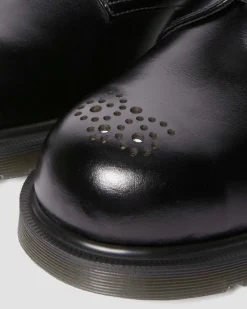 1461 Analine Leather Steel Toe Shoes in Black