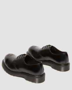 1461 Analine Leather Steel Toe Shoes in Black