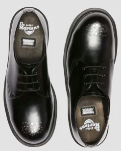 1461 Analine Leather Steel Toe Shoes in Black