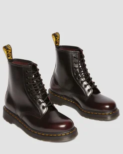 1460 Arcadia leather boots in Cherry Red Arcadia