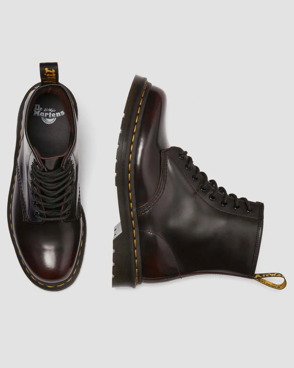 1460 Arcadia leather boots in Cherry Red Arcadia