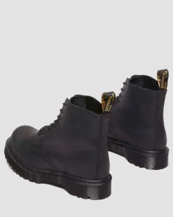 1460 Bex Made In England Bump Toe Leather Boots in Black