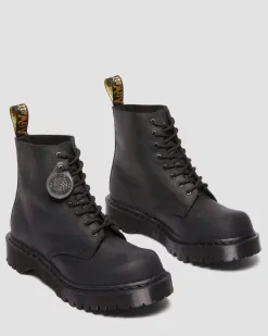 1460 Bex Made In England Bump Toe Leather Boots in Black
