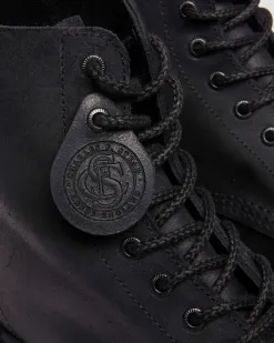 1460 Bex Made In England Bump Toe Leather Boots in Black