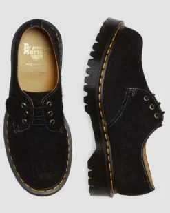 1461 Bex Made in England Emboss Suede Oxford Shoes in Black