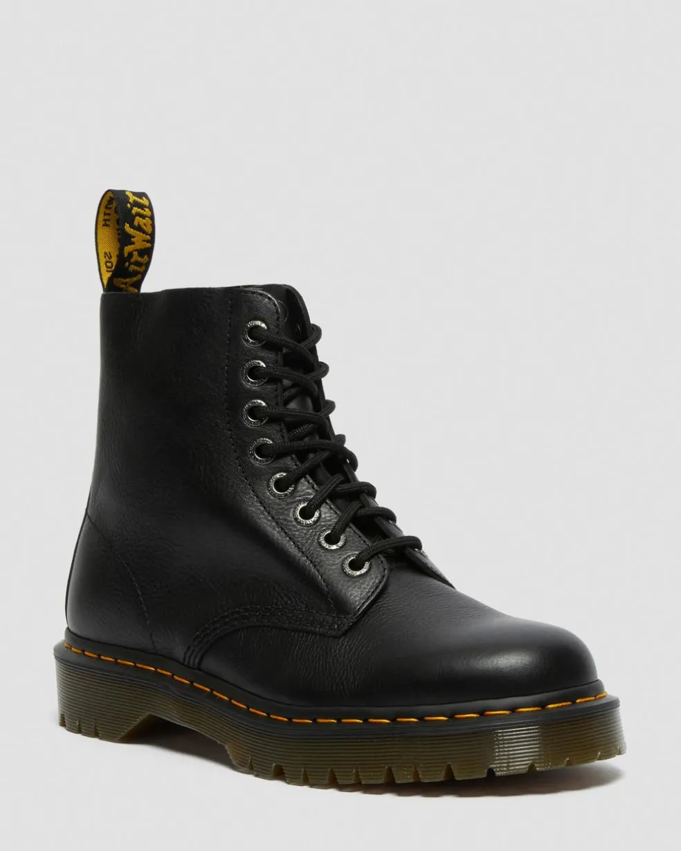 1460 Bex Pisa Leather Lace Up Boots in Black