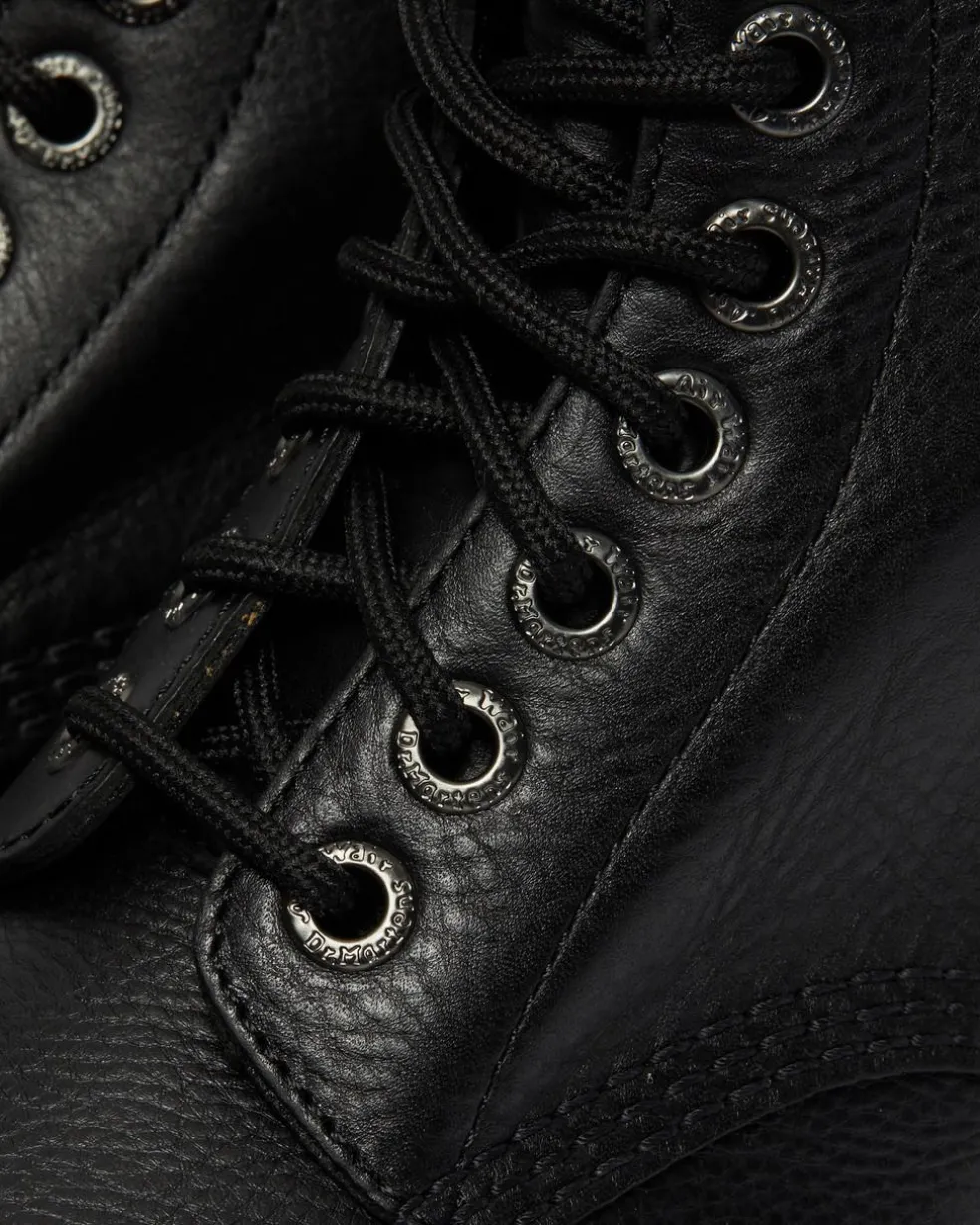 1460 Bex Pisa Leather Lace Up Boots in Black