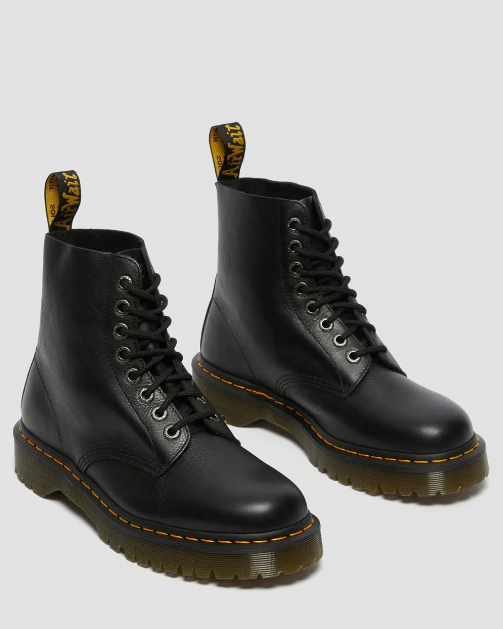 1460 Bex Pisa Leather Lace Up Boots in Black