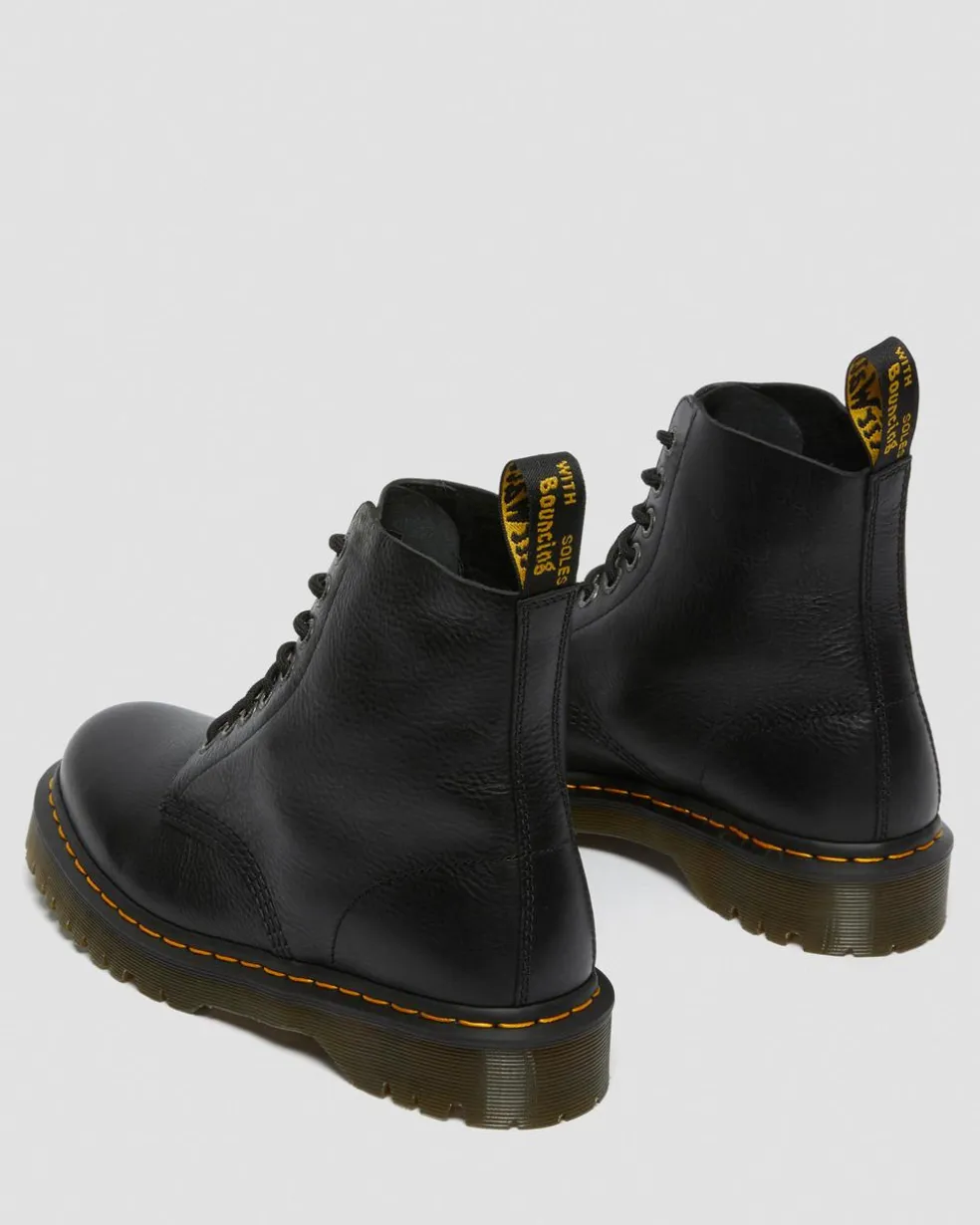 1460 Bex Pisa Leather Lace Up Boots in Black