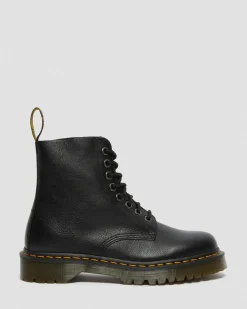 1460 Bex Pisa Leather Lace Up Boots in Black