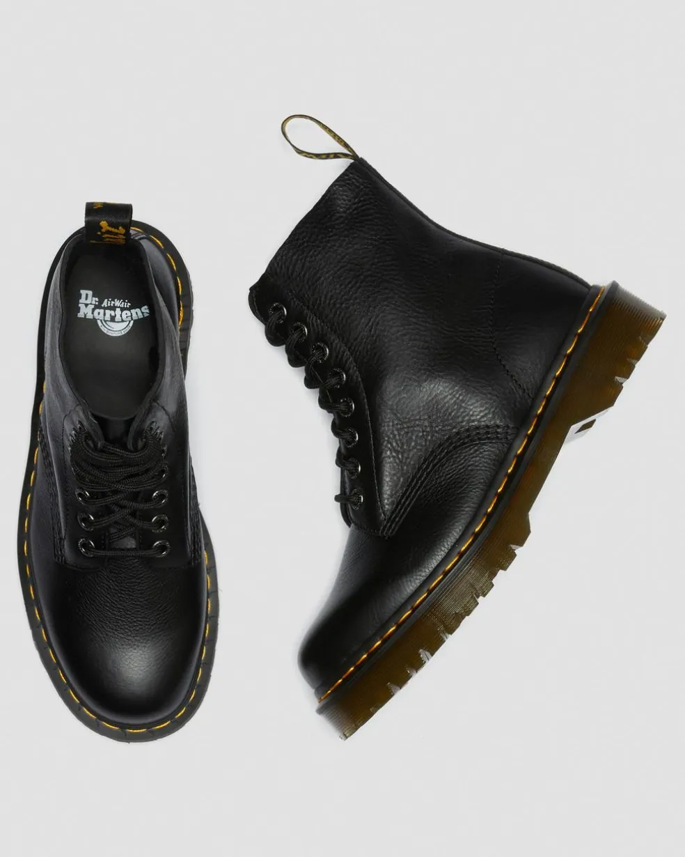 1460 Bex Pisa Leather Lace Up Boots in Black