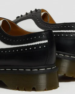 3989 Bex Smooth Leather Brogue Shoes in Black