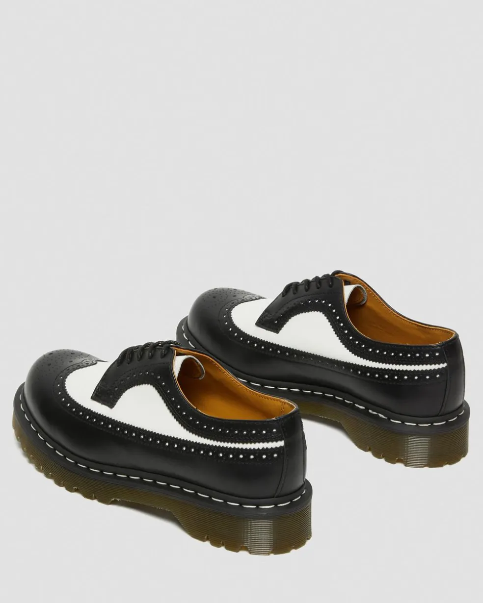 3989 Bex Smooth Leather Brogue Shoes in Black