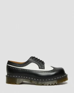3989 Bex Smooth Leather Brogue Shoes in Black