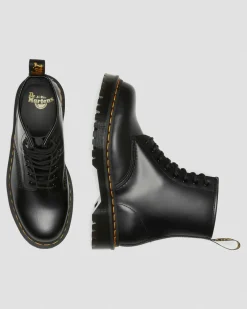 1460 Bex Smooth Leather Lace Up Boots in Black
