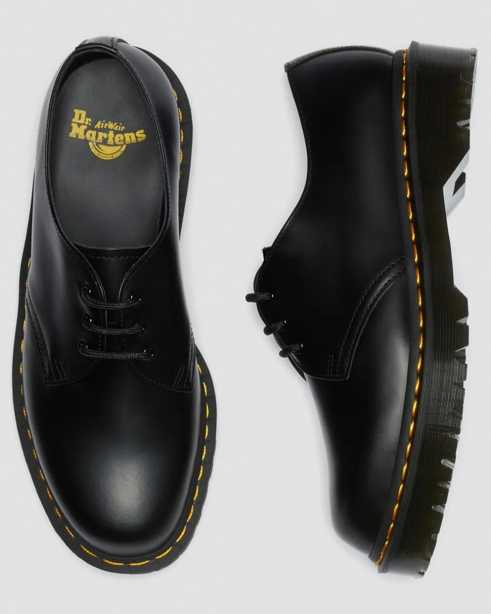 1461 Bex Smooth Leather Oxford Shoes in Black