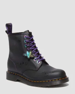 1460 BT21 Leather Lace Up Boots in Black