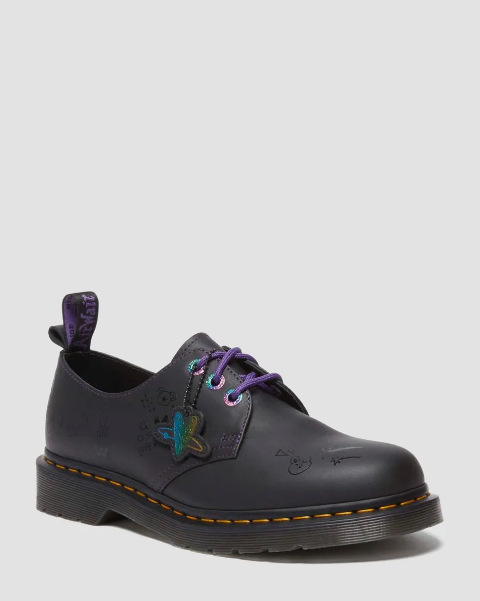 1461 BT21 Leather Oxford Shoes in Black