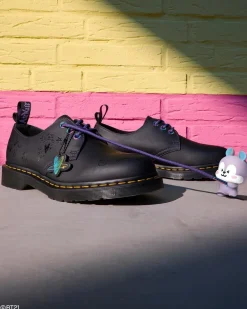 1461 BT21 Leather Oxford Shoes in Black