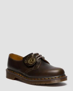 1461 Classic Calf Leather Shoes in Sepia Grey