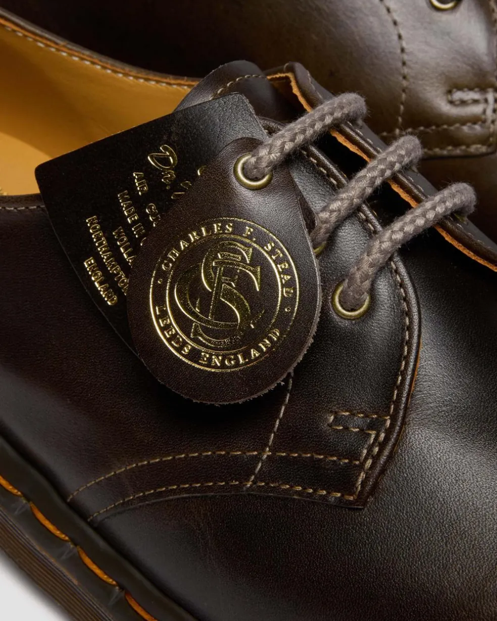 1461 Classic Calf Leather Shoes in Sepia Grey