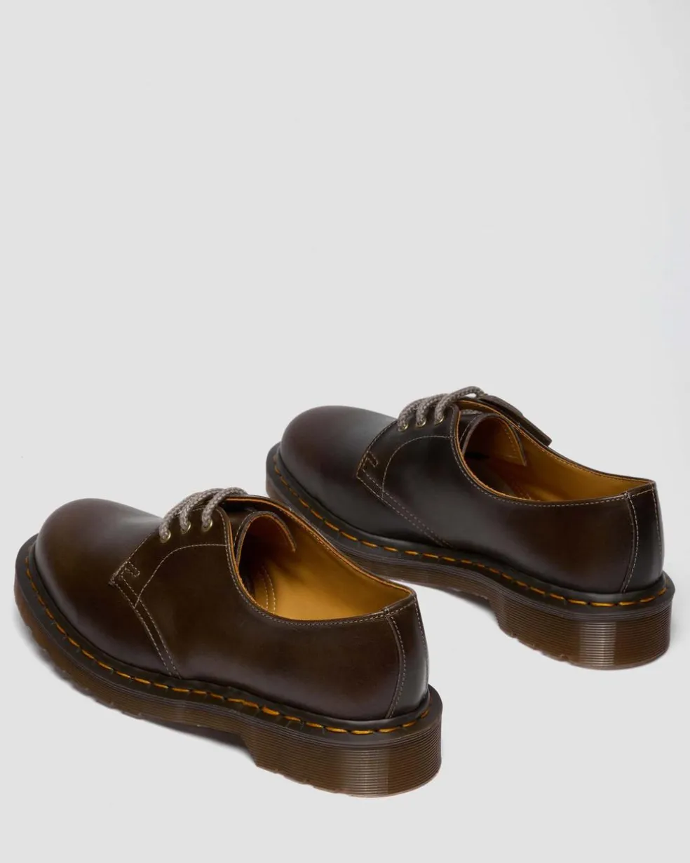1461 Classic Calf Leather Shoes in Sepia Grey