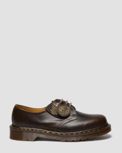 1461 Classic Calf Leather Shoes in Sepia Grey