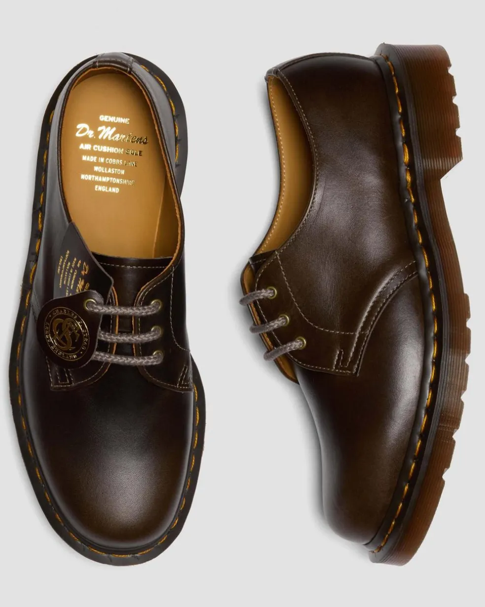 1461 Classic Calf Leather Shoes in Sepia Grey