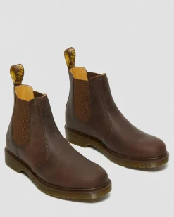 2976 Crazy Horse Leather Chelsea Boots in Brown