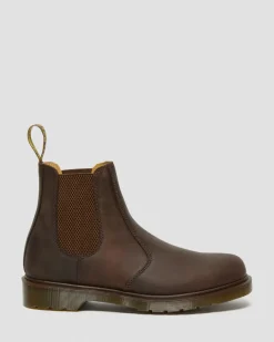 2976 Crazy Horse Leather Chelsea Boots in Brown