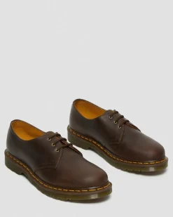 1461 Crazy Horse Leather Oxford Shoes in Brown