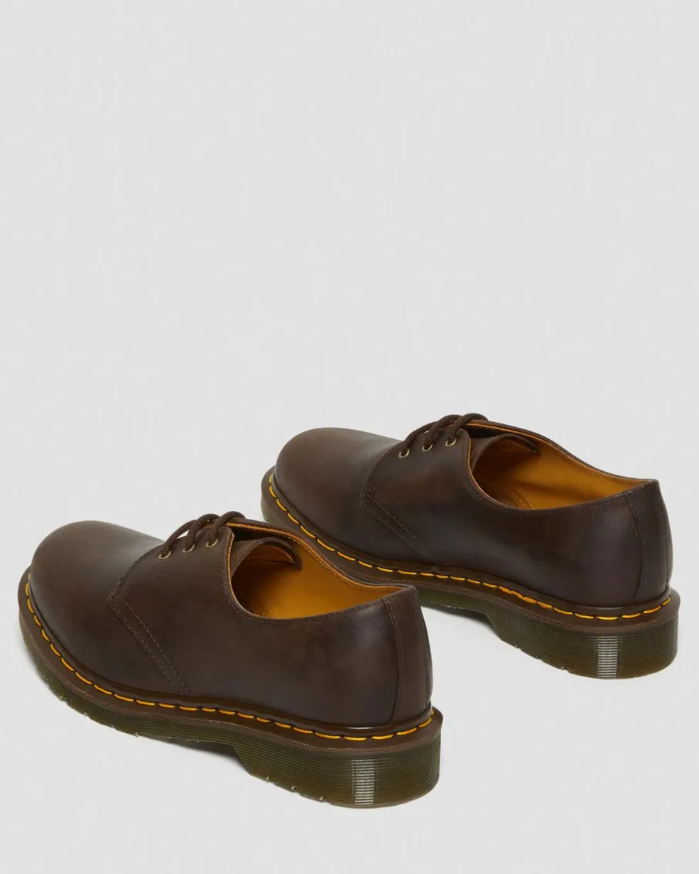 1461 Crazy Horse Leather Oxford Shoes in Brown