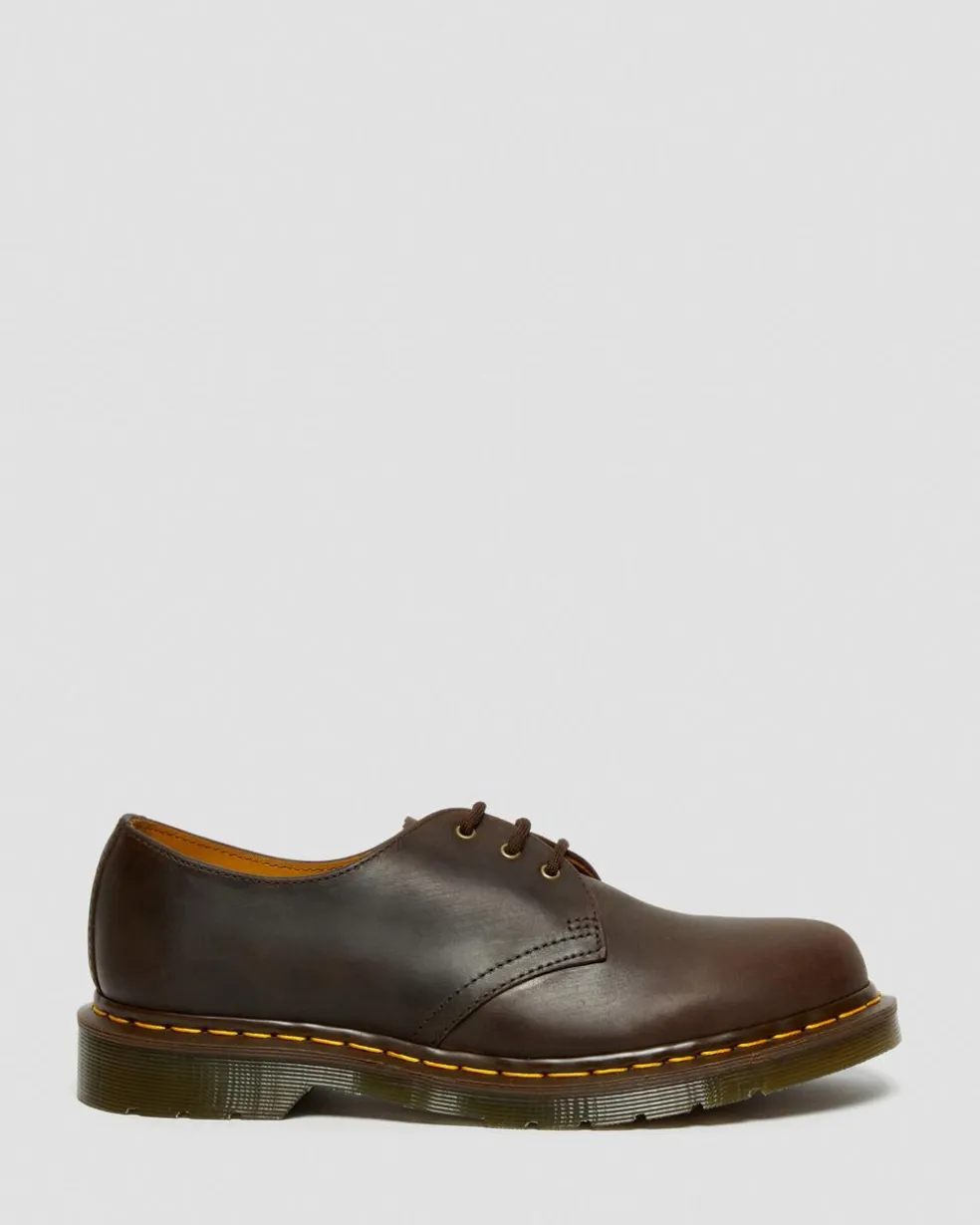 1461 Crazy Horse Leather Oxford Shoes in Brown