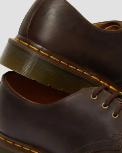 1461 Crazy Horse Leather Oxford Shoes in Brown