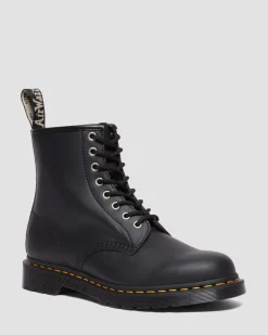 1460 Genix Nappa Reclaimed Leather Lace Up Boots in Black