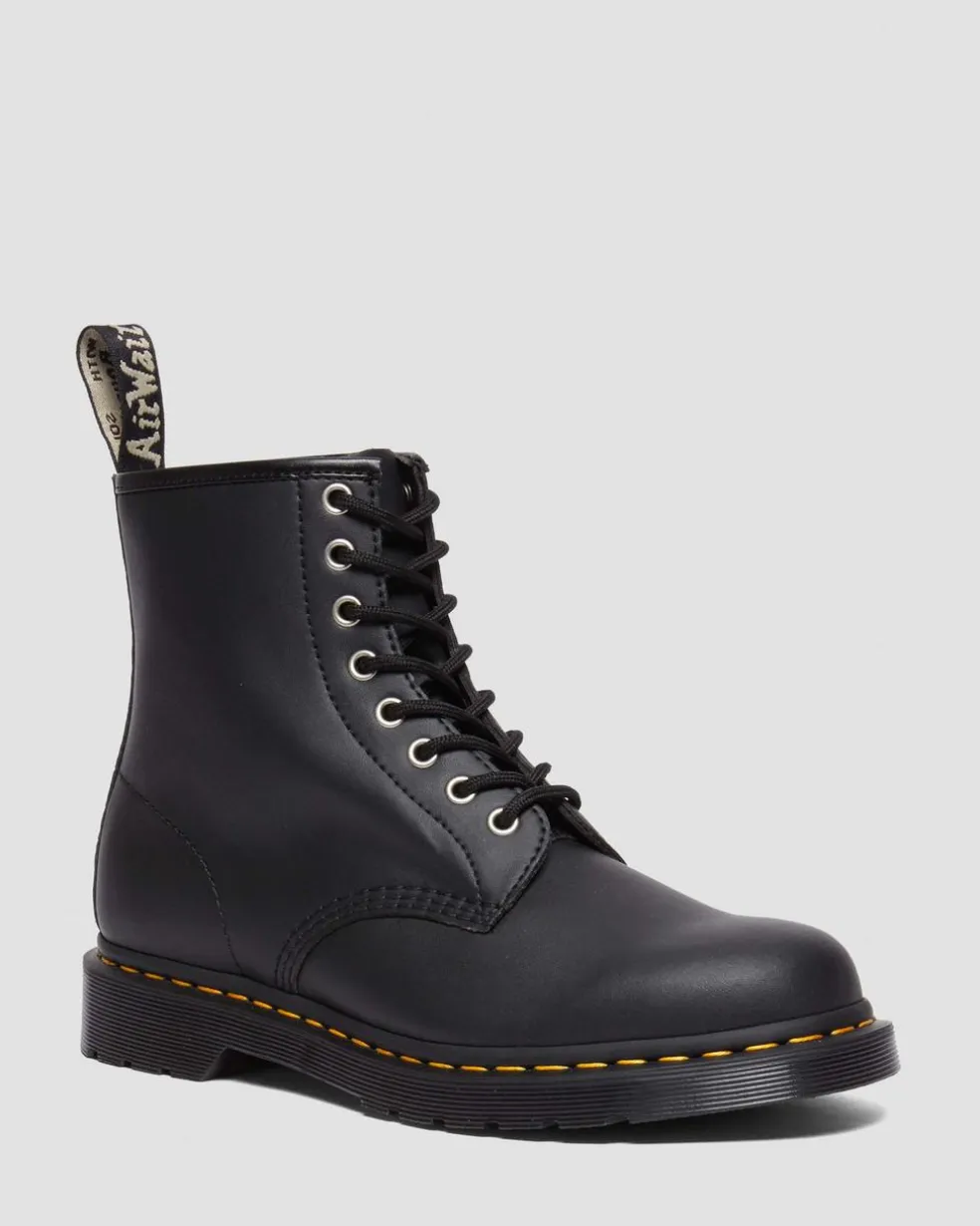 1460 Genix Nappa Reclaimed Leather Lace Up Boots in Black