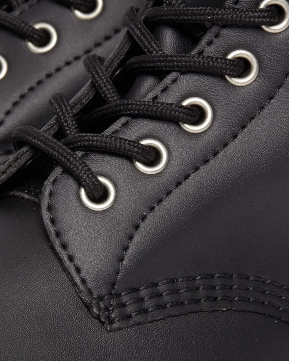 1460 Genix Nappa Reclaimed Leather Lace Up Boots in Black