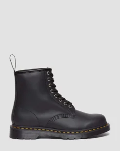 1460 Genix Nappa Reclaimed Leather Lace Up Boots in Black
