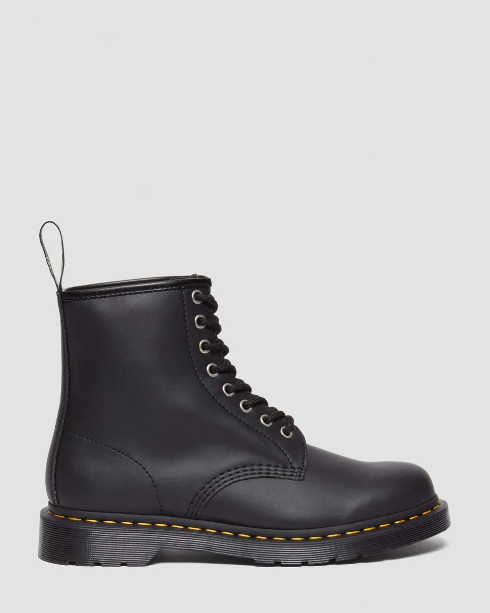 1460 Genix Nappa Reclaimed Leather Lace Up Boots in Black