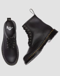 1460 Genix Nappa Reclaimed Leather Lace Up Boots in Black