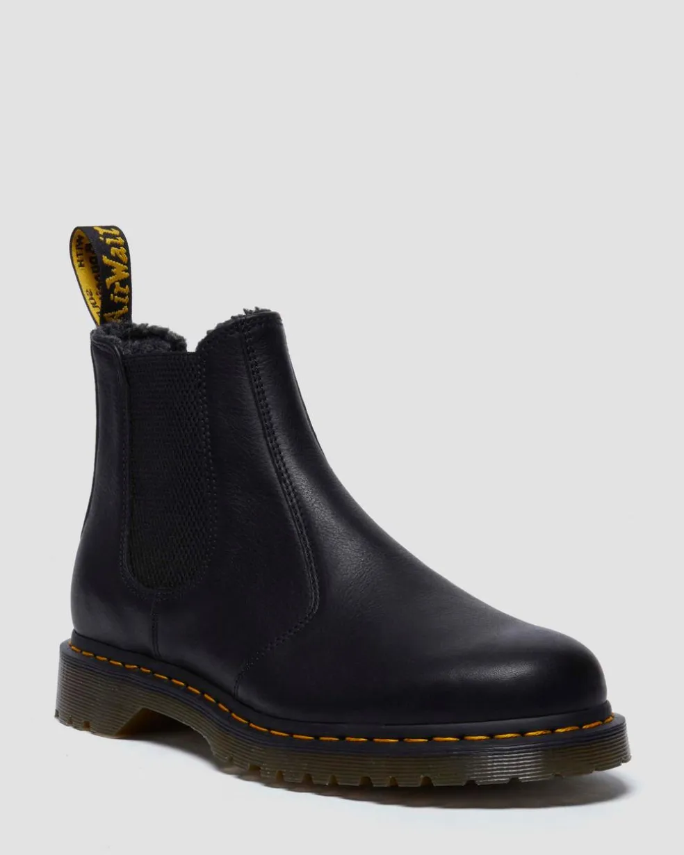2976 Grizzly Fleece Lined Chelsea Boots in Black