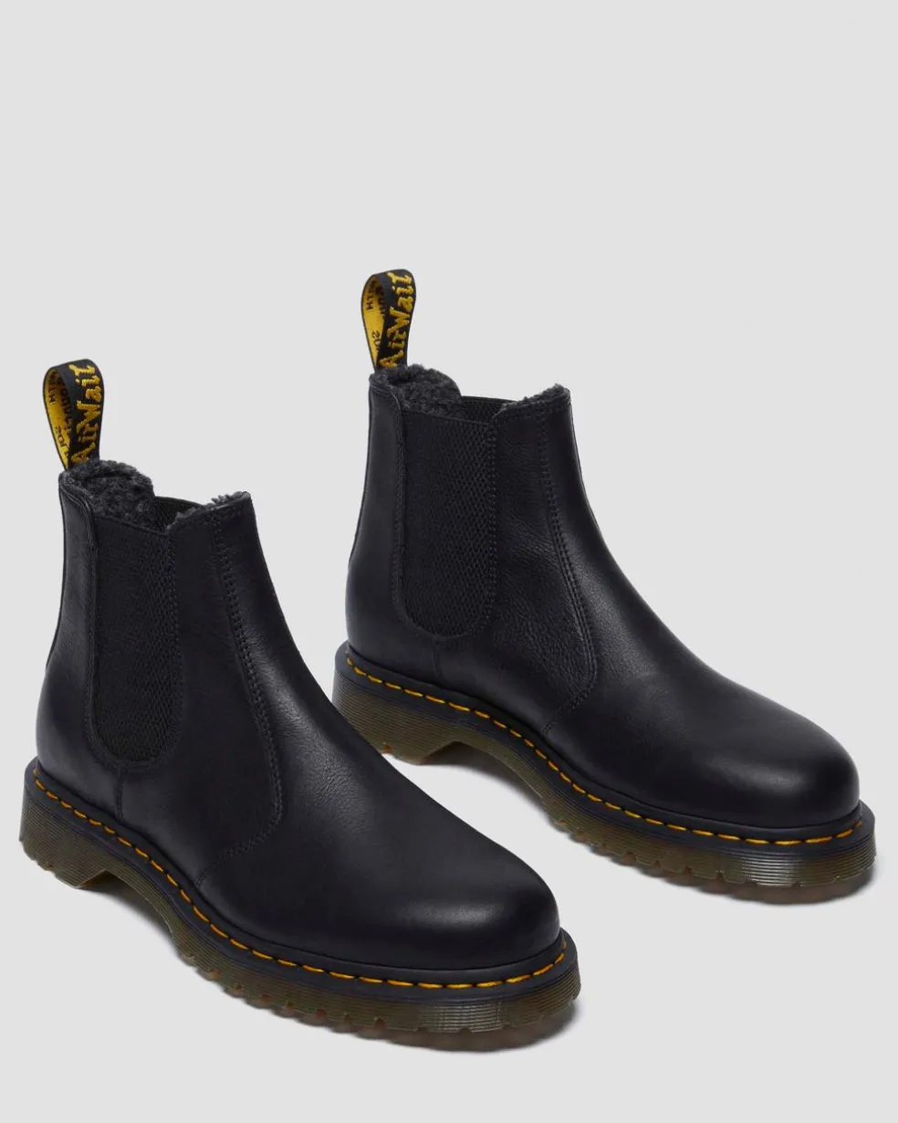 2976 Grizzly Fleece Lined Chelsea Boots in Black
