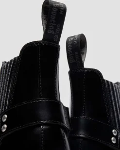 2976 Harness Analine Leather Chelsea Boots in Black