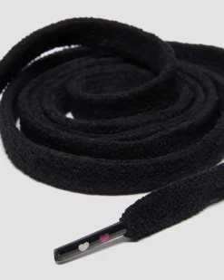 55 Inch Faux Fur Shoe Laces (8-10 Eye) in Black